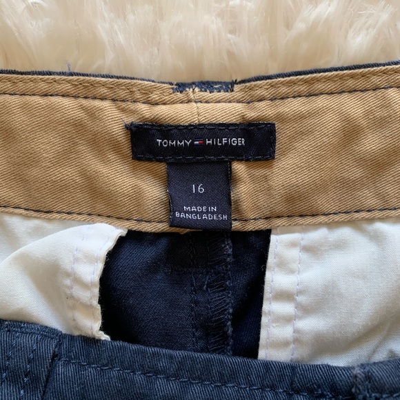 New Tommy Hilfiger Shorts Bermuda Color Navy Kid’s Size 16 #back to school - Picture 6 of 11